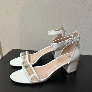 Amelia Grace White Heels